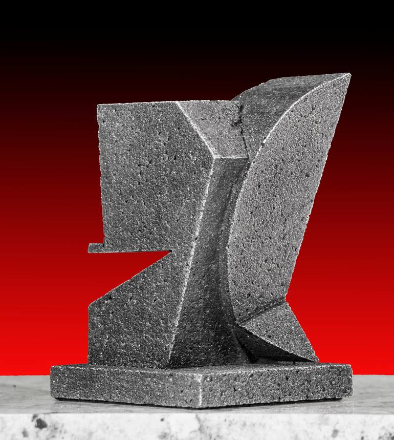 Original Cubism Abstract Sculpture by Richard Arfsten