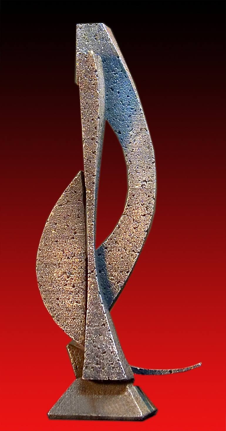 Original Cubism Abstract Sculpture by Richard Arfsten