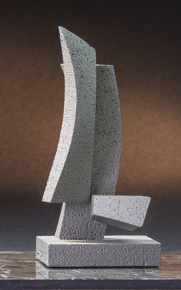 Original Cubism Abstract Sculpture by Richard Arfsten