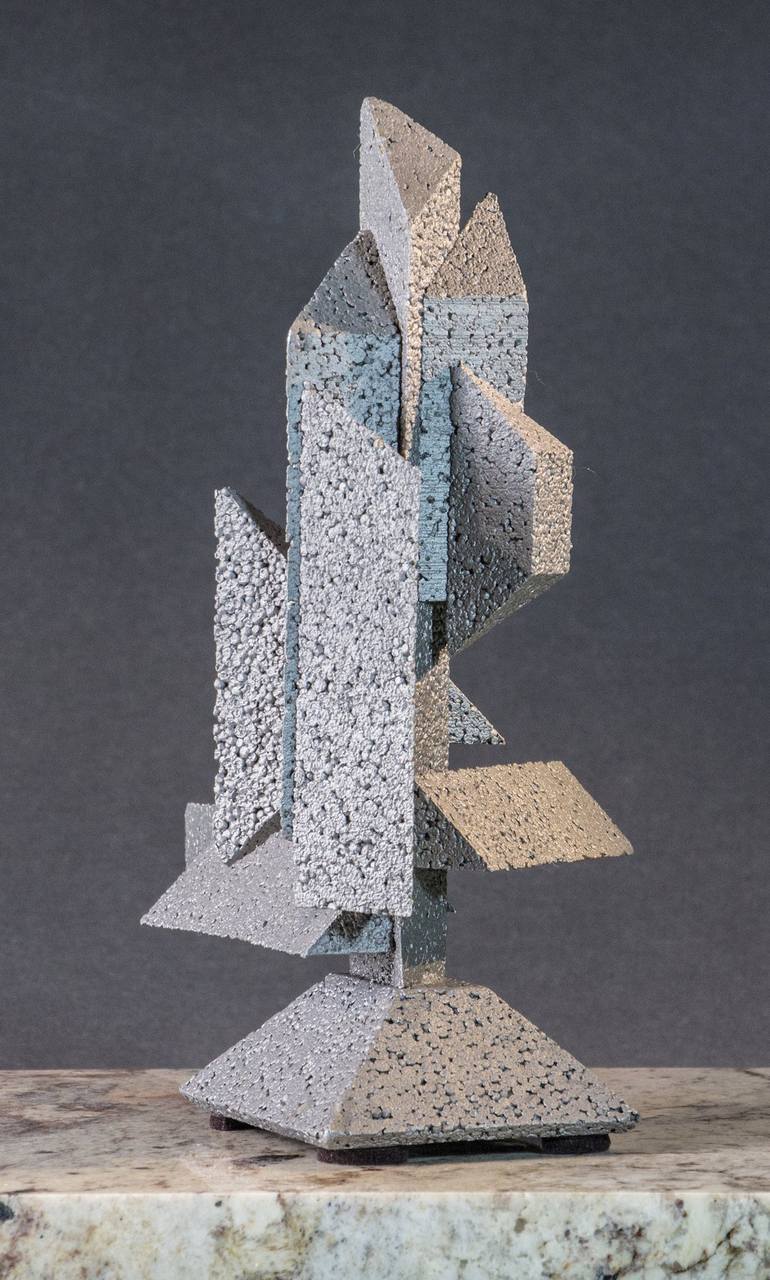 Original Cubism Abstract Sculpture by Richard Arfsten