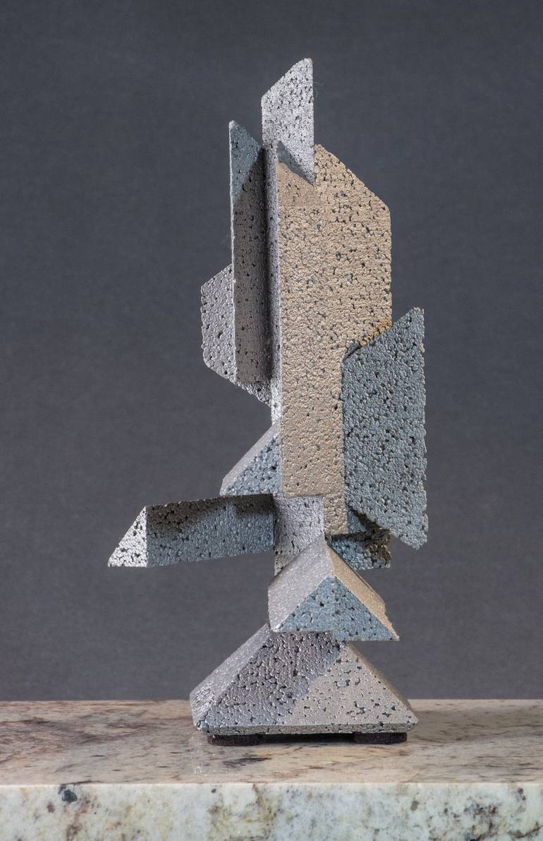 Original Cubism Abstract Sculpture by Richard Arfsten