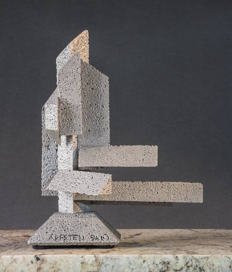 Original Cubism Abstract Sculpture by Richard Arfsten