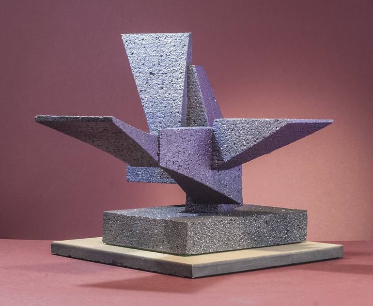 Original Abstract Architecture Sculpture by Richard Arfsten