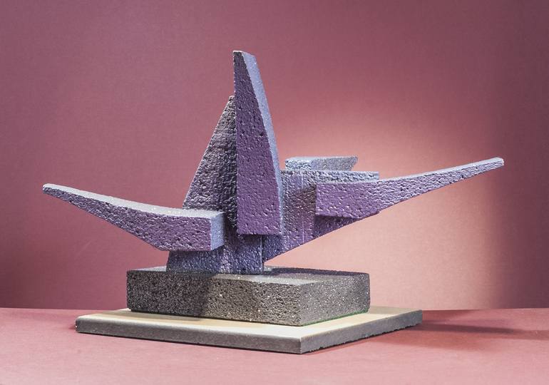 Original Abstract Architecture Sculpture by Richard Arfsten