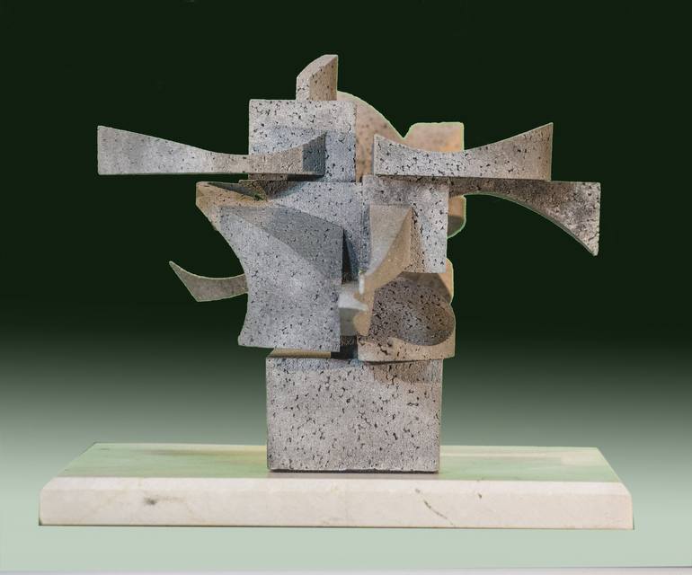 Original Abstract Fantasy Sculpture by Richard Arfsten