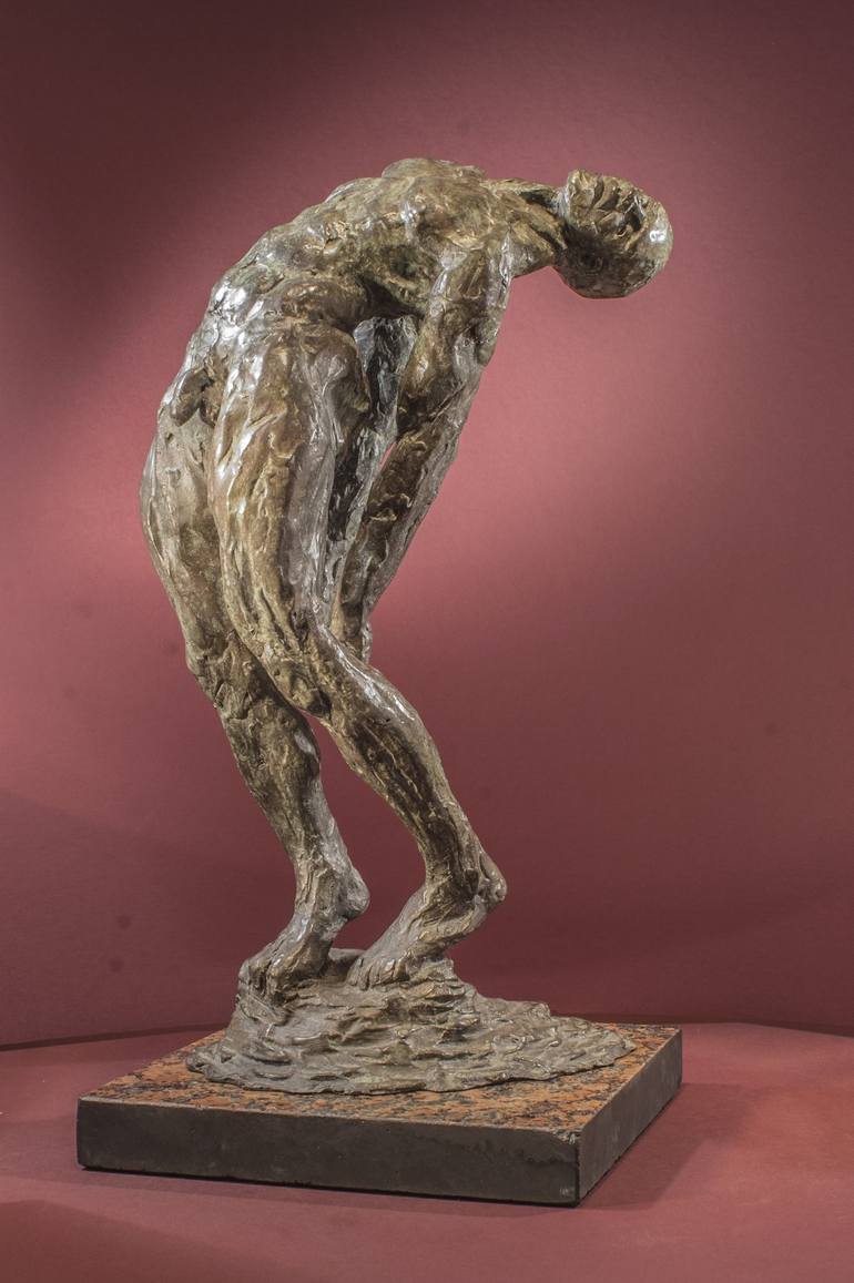 Original Figurative Nude Sculpture by Richard Arfsten