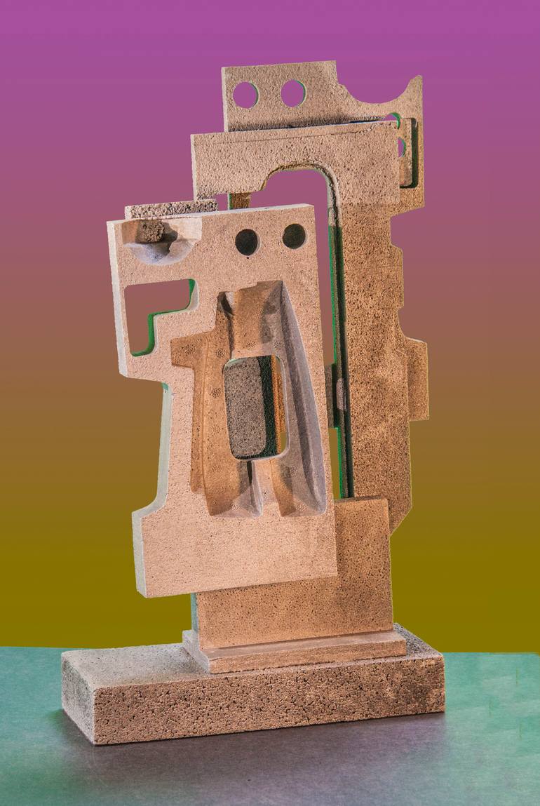 Original Abstract Expressionism Abstract Sculpture by Richard Arfsten