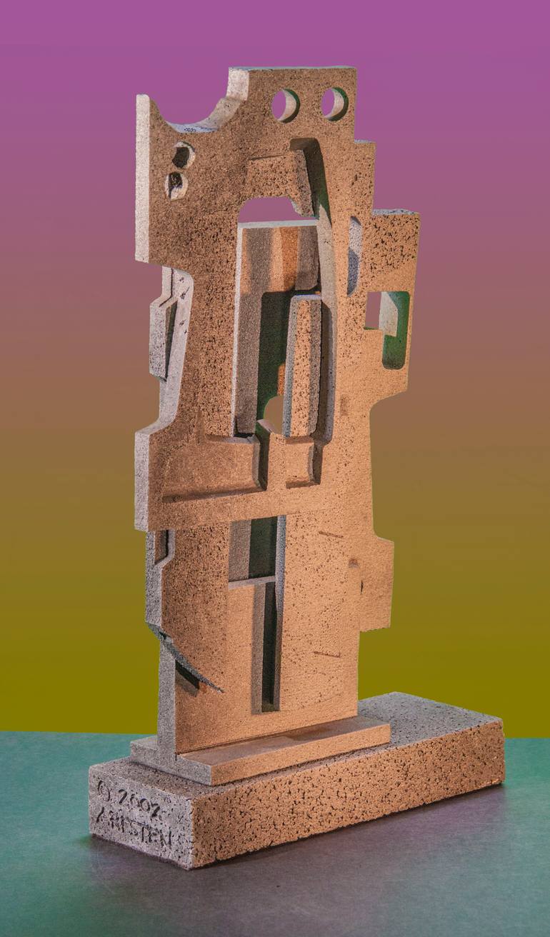 Original Abstract Expressionism Abstract Sculpture by Richard Arfsten