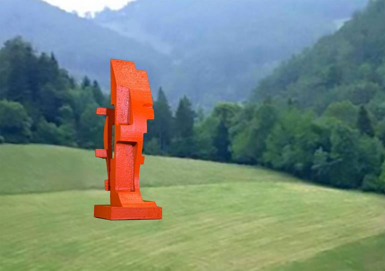 Original Abstract Expressionism Abstract Sculpture by Richard Arfsten