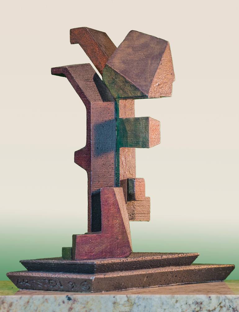 Original Abstract Expressionism Abstract Sculpture by Richard Arfsten