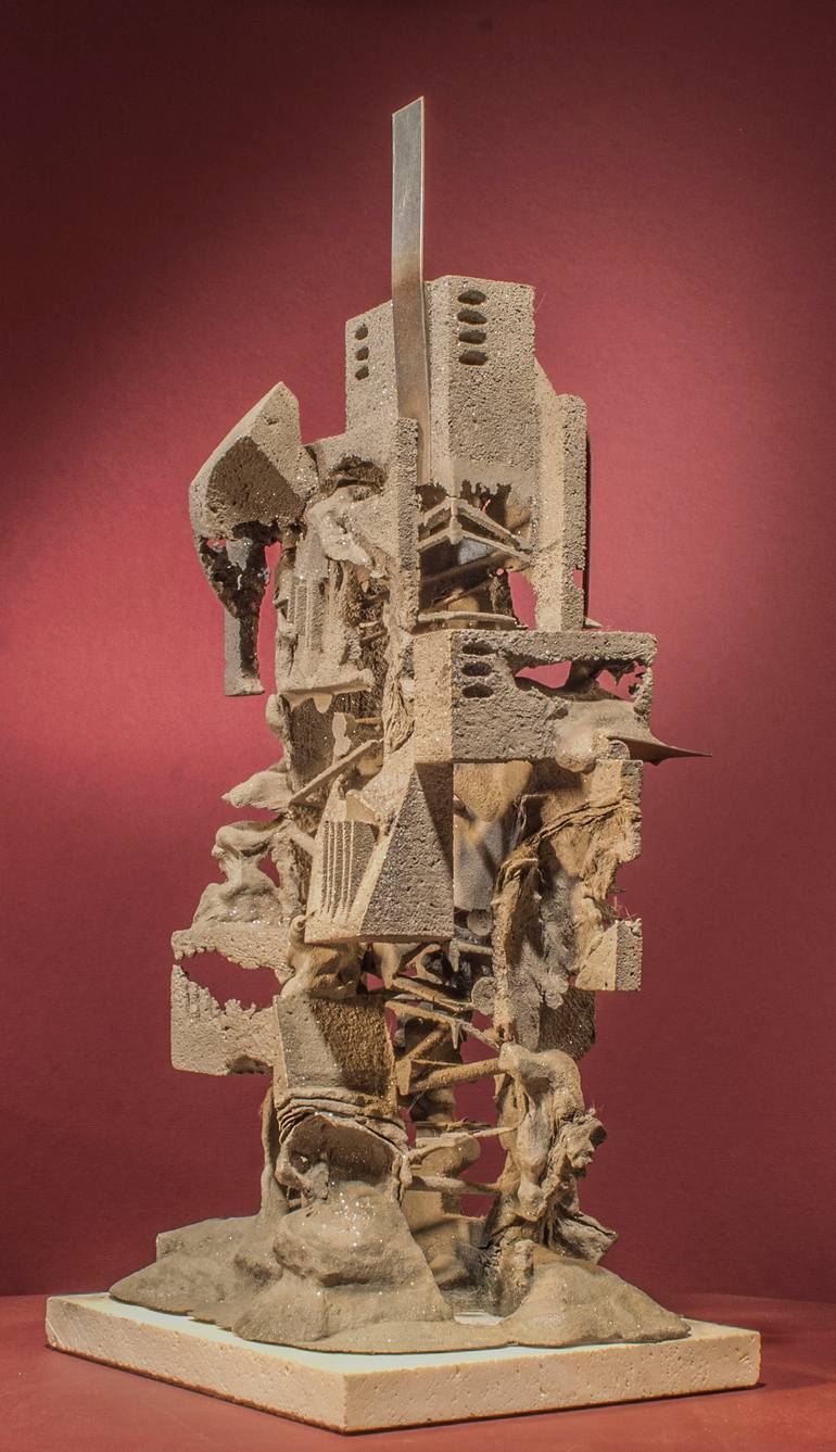Original Abstract Expressionism Abstract Sculpture by Richard Arfsten