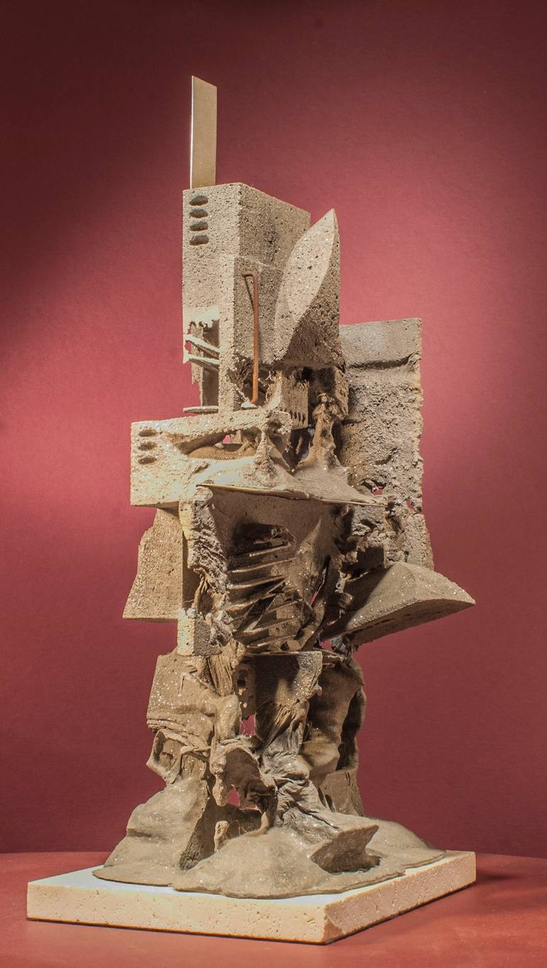 Original Abstract Expressionism Abstract Sculpture by Richard Arfsten