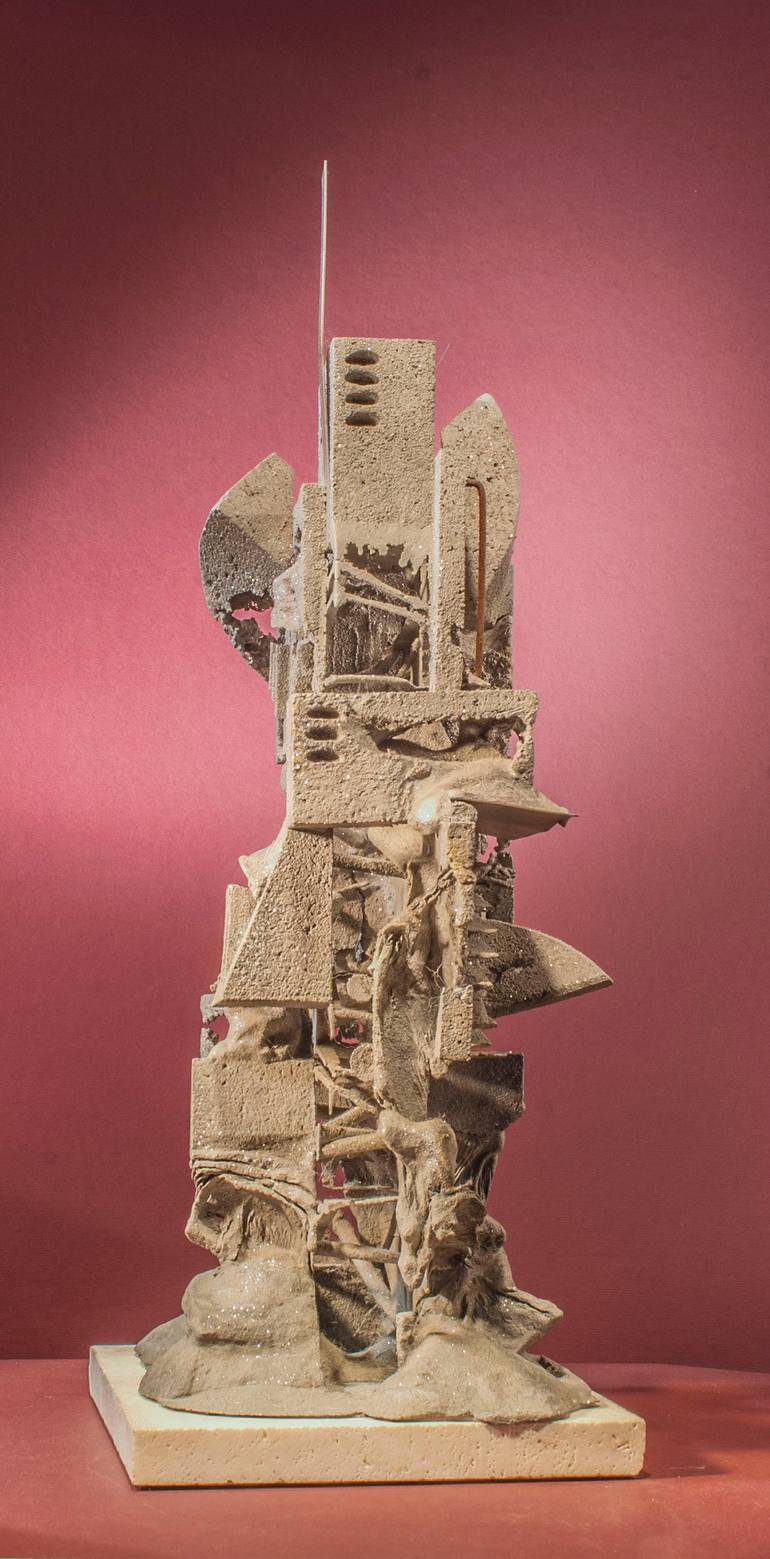 Original Abstract Expressionism Abstract Sculpture by Richard Arfsten