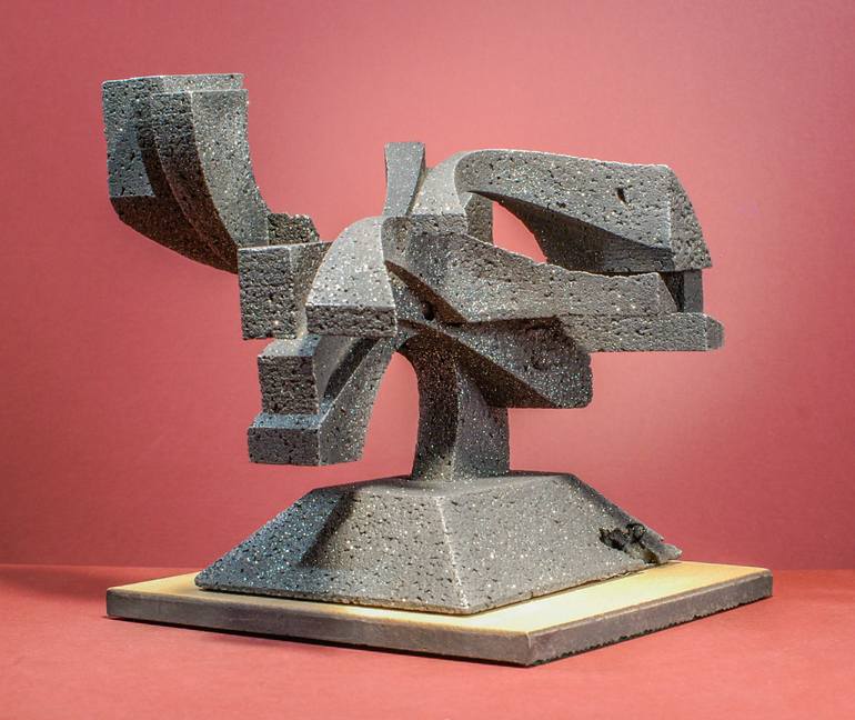 Original Abstract Expressionism Abstract Sculpture by Richard Arfsten