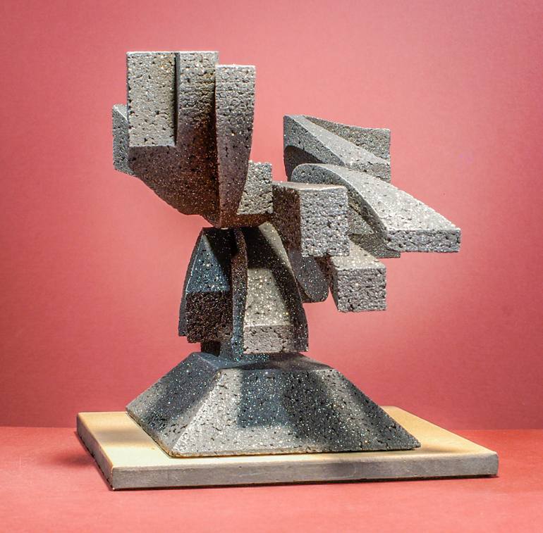Original Abstract Expressionism Abstract Sculpture by Richard Arfsten