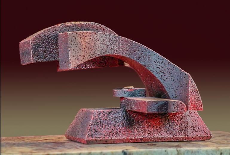 Original Conceptual Abstract Sculpture by Richard Arfsten