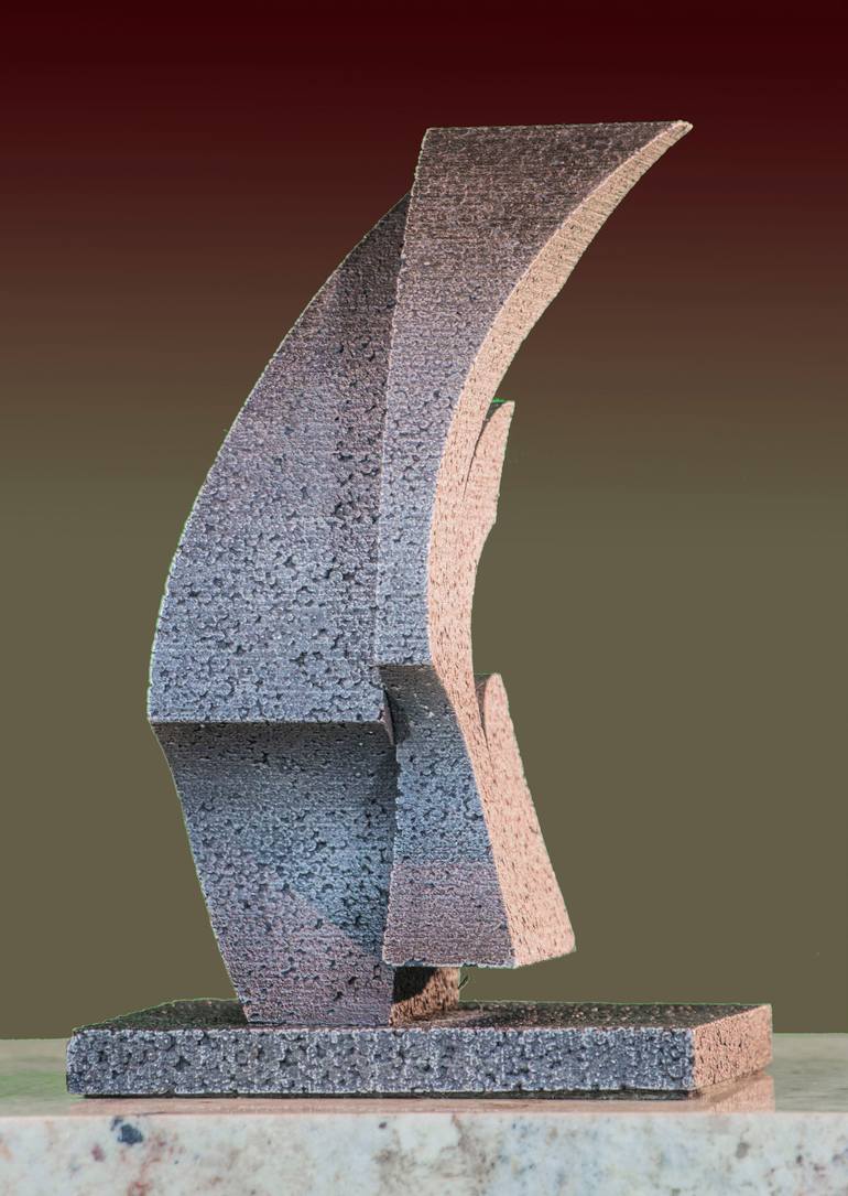 Original Cubism Abstract Sculpture by Richard Arfsten