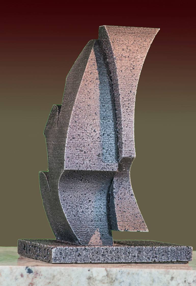 Original Cubism Abstract Sculpture by Richard Arfsten