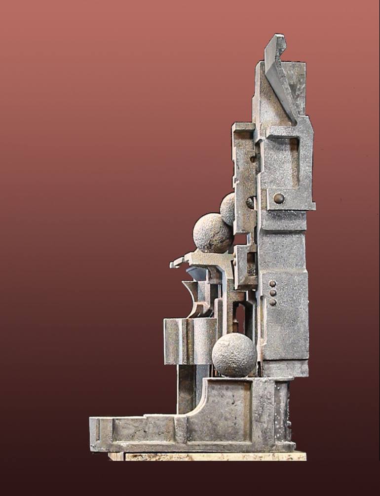 Original Abstract Expressionism Architecture Sculpture by Richard Arfsten