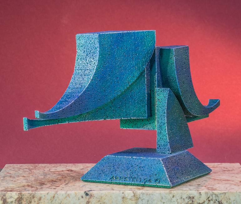 Original Abstract Expressionism Abstract Sculpture by Richard Arfsten