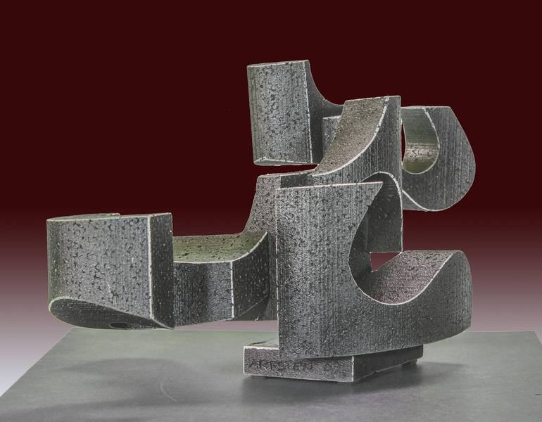 Original Abstract Expressionism Abstract Sculpture by Richard Arfsten