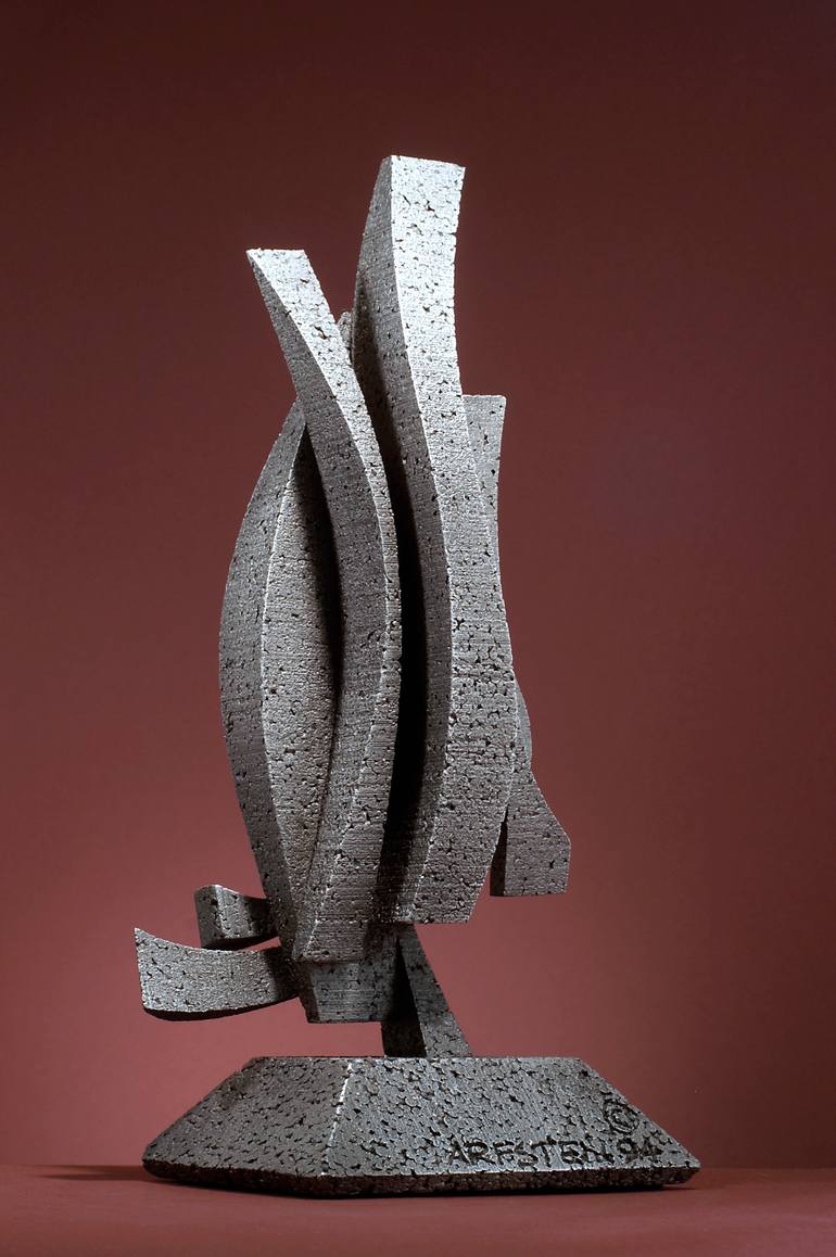 Original Cubism Abstract Sculpture by Richard Arfsten