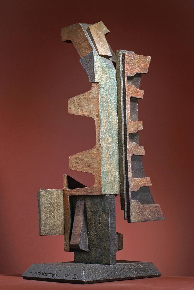 Original Abstract Expressionism Abstract Sculpture by Richard Arfsten