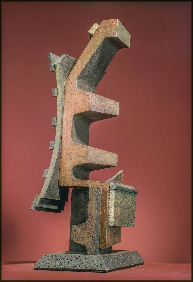 Original Abstract Expressionism Abstract Sculpture by Richard Arfsten