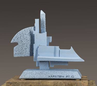 Original Abstract Outer Space Sculpture by Richard Arfsten