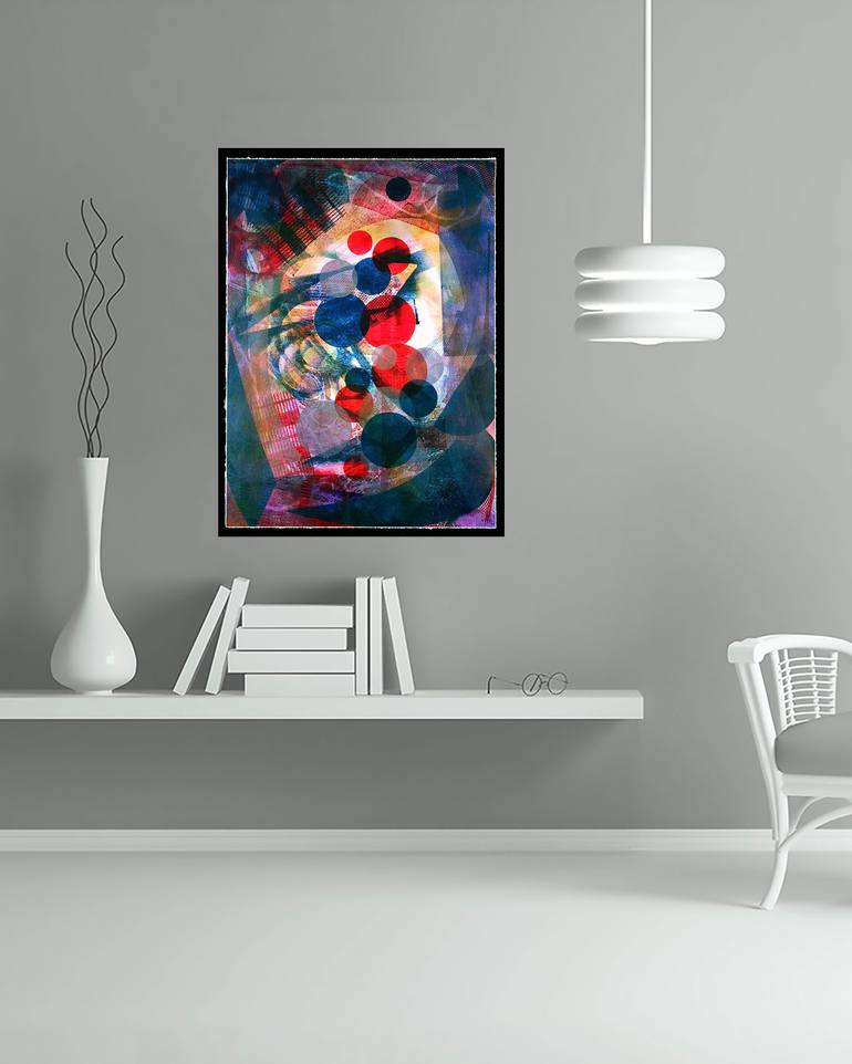 Original Abstract Expressionism Abstract Printmaking by Richard Arfsten