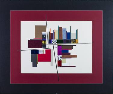 Original Abstract Collage by Richard Arfsten