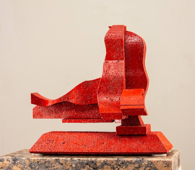 Original Abstract Political Sculpture by Richard Arfsten