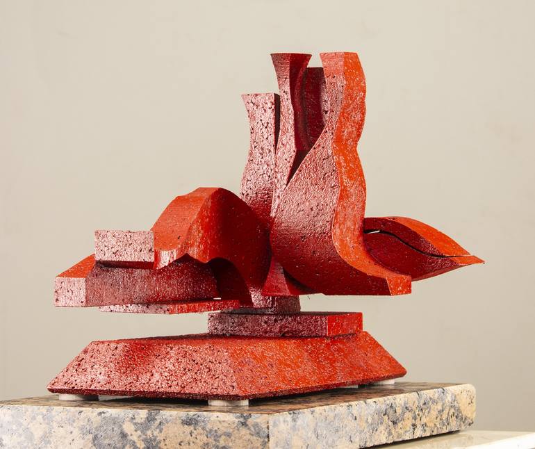 Original Abstract Political Sculpture by Richard Arfsten