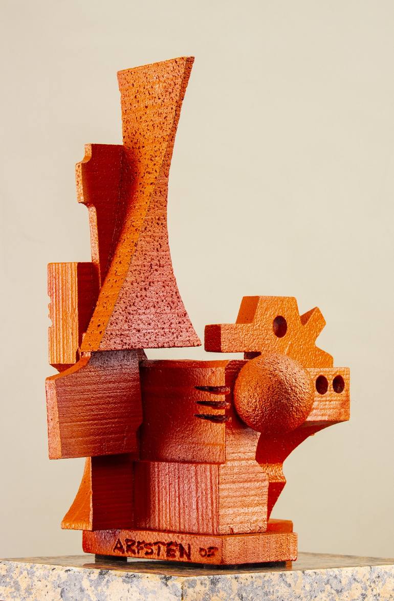 Original Abstract Motor Sculpture by Richard Arfsten