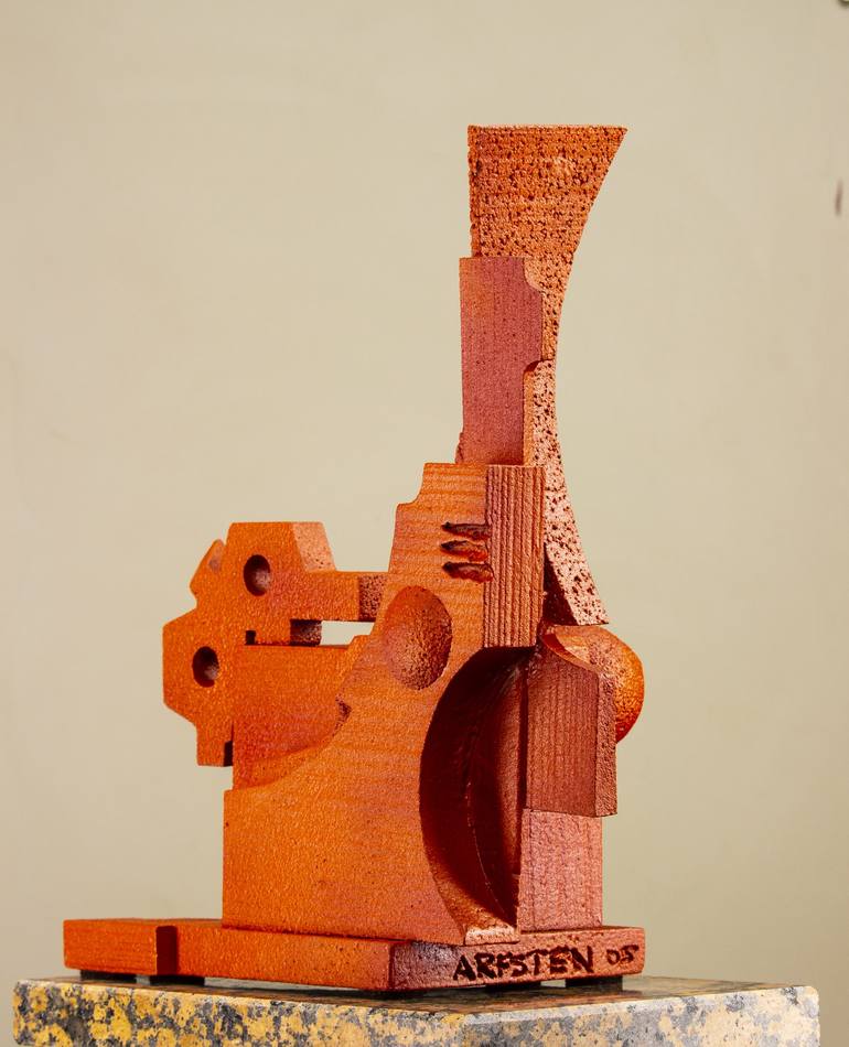 Original Abstract Motor Sculpture by Richard Arfsten