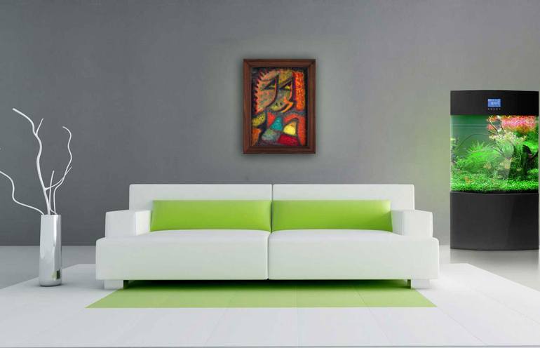 Original Modernism Women Painting by Cushbinshad Adbinad