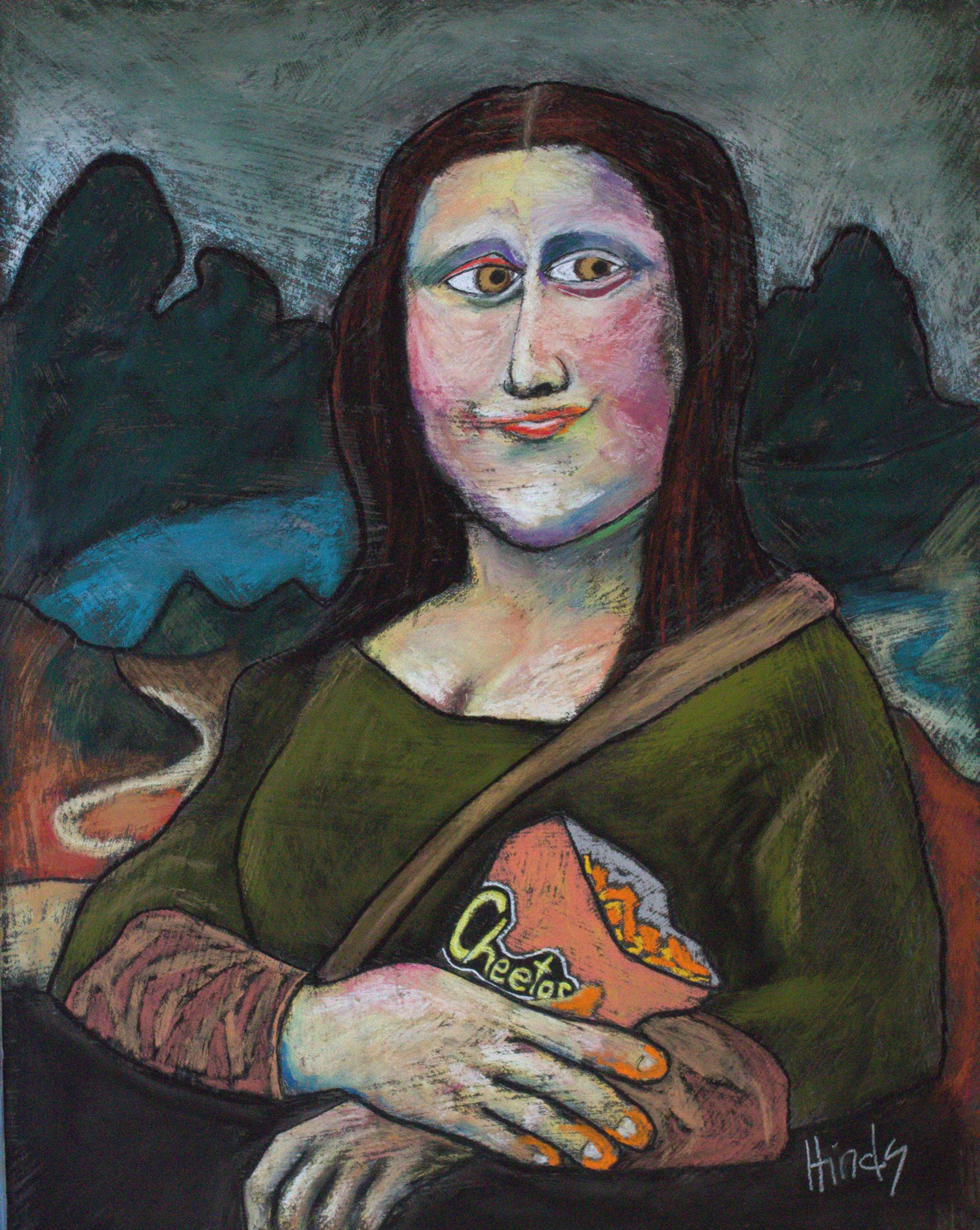 Mona Lisa On Break Drawing by David Hinds | Saatchi Art Belgium