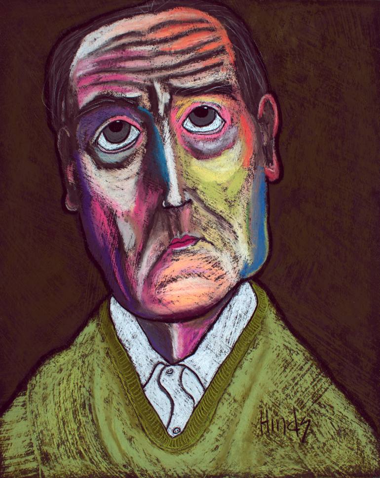 sad man paintings
