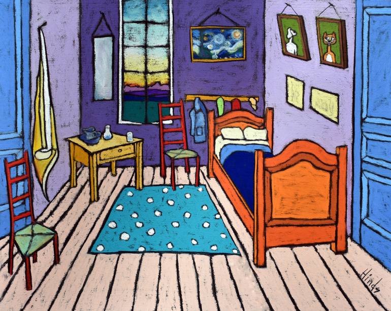 Van Gogh S Bedroom Painting By David Hinds Saatchi Art
