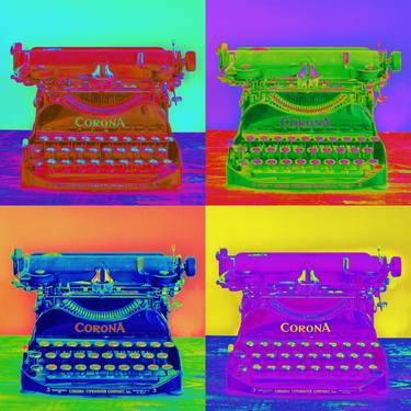 Pop Art Typewriter Collage thumb