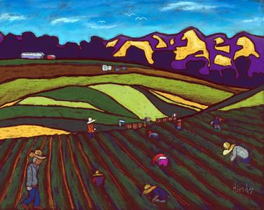 Print of Rural life Paintings by David Hinds