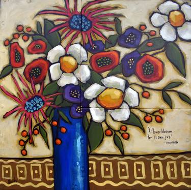 Original Floral Paintings by David Hinds