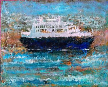 Original Ship Paintings by Eleni Chryssomalakou