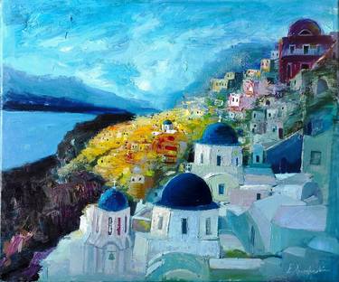 Original Places Paintings by Eleni Chryssomalakou