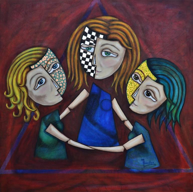 Original Women Painting by Marisol Sánchez