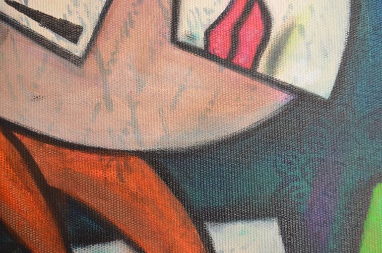 Original Abstract Expressionism Abstract Painting by Marisol Sánchez