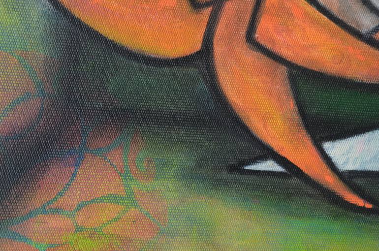 Original Abstract Expressionism Abstract Painting by Marisol Sánchez