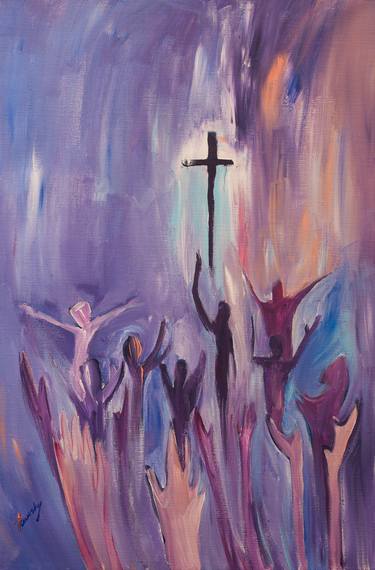 Print of Abstract Religious Paintings by Tanya Lasovsky