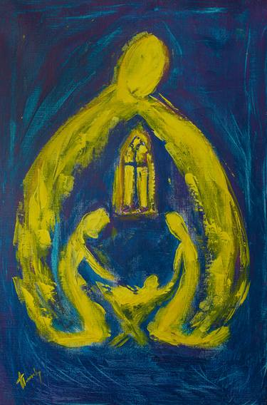 Print of Expressionism Religion Paintings by Tanya Lasovsky