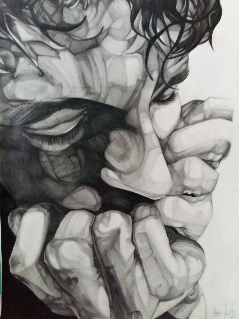 Mr. Scared Drawing by Nenad Antic | Saatchi Art